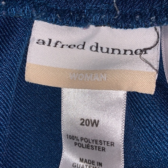 Alfred Dunner skirt blue size 20W - Picture 5 of 7